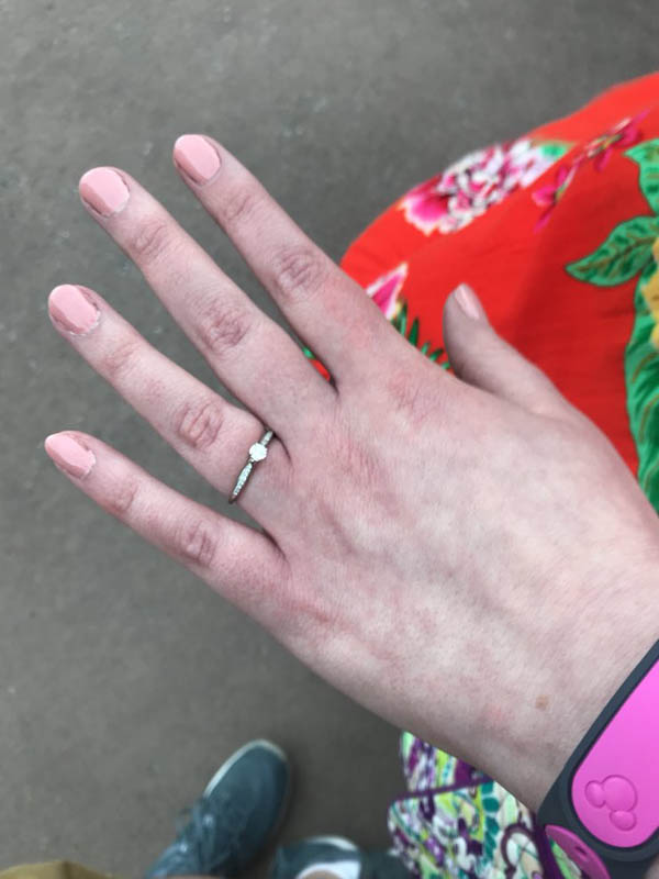 Getting engaged at Disney