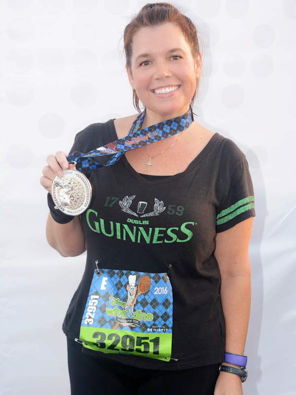 RunDisney finisher and medal