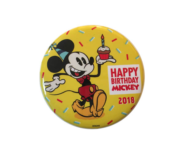 Mickey Birthday Button